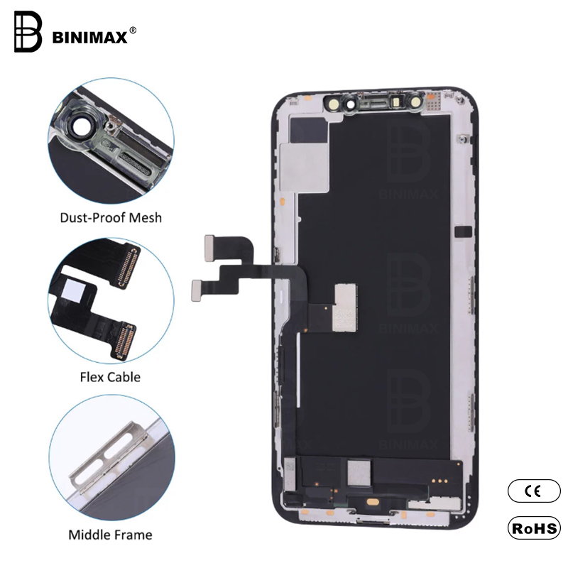 BINIMAX stock lcd de teléfono móvil para ip XS