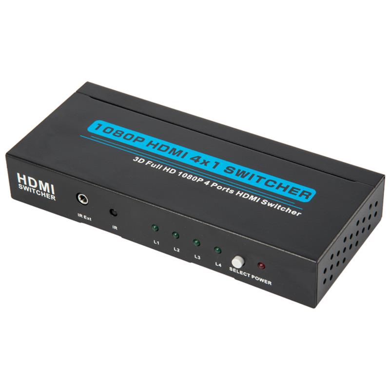 V1.3 HDMI 4x1 Switcher Soporte 3D Full HD 1080P