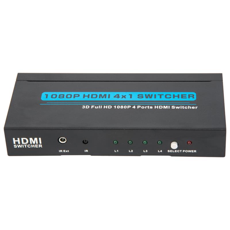 V1.3 HDMI 4x1 Switcher Soporte 3D Full HD 1080P