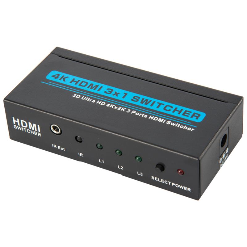 Intercambiador v1.4 K / 30hz HDMI 3X1 de apoyo a 3D hiperresolución 4k * 2k / 30hz