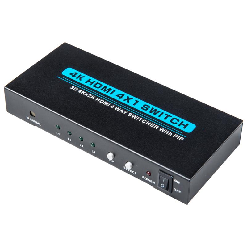 Intercambiador v1.4 - 4k / 30hz HDMI 4x1 con PIP para apoyar 3D superalta Resolución 4K * 2k / 30hz
