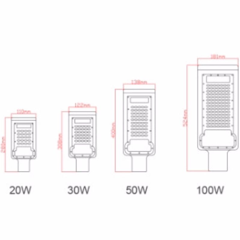 Luz LED 20 W 30 W 50 W 100 W