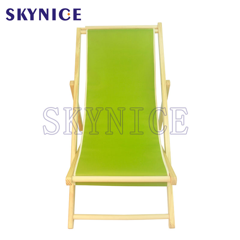 Silla de playa de madera
