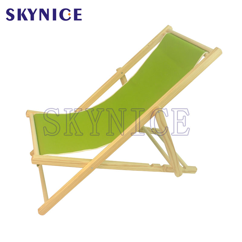 Silla de playa de madera