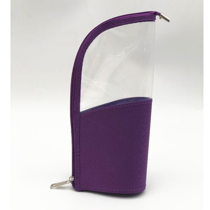 Estuche de soporte de cepillo de maquillaje sobresaliente Bolsa de cepillo de maquillaje deformable
