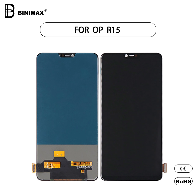 Pantallas de telefonía móvil TFT LCD combinaciones de pantallas binamax para oppo r15