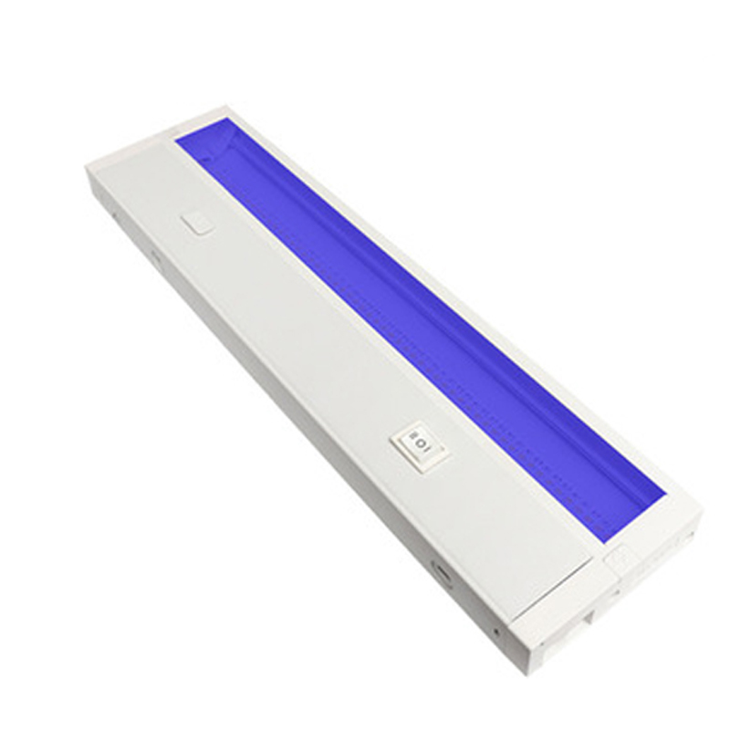 Anti Nuevo Coronavirus 405nm UVA Ultravioleta LED Bajo gabinete Esterilización Luz interior Lámpara de desinfección UV Lámpara germicida UV Luz de iluminación azul