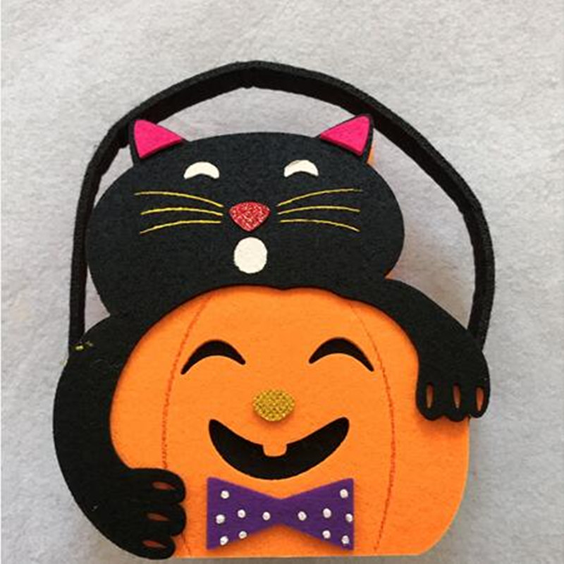 Nuevo estilo de fieltro canasta de calabaza de Pascua