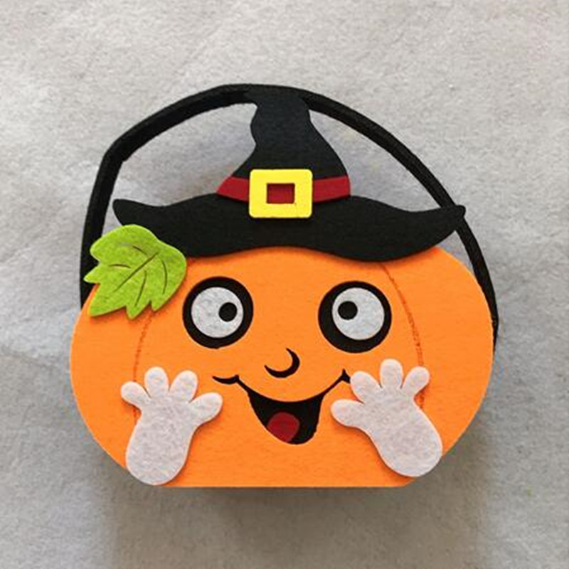 Nuevo estilo de fieltro canasta de calabaza de Pascua