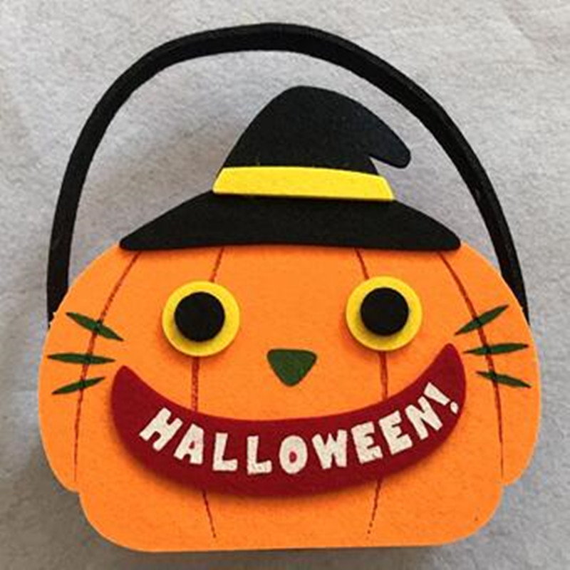 Nuevo estilo de fieltro canasta de calabaza de Pascua
