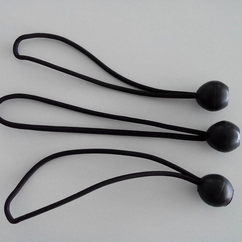 Materia prima revestida tejida Durable Bola elástica Cuerda elástica con diferentes longitudes