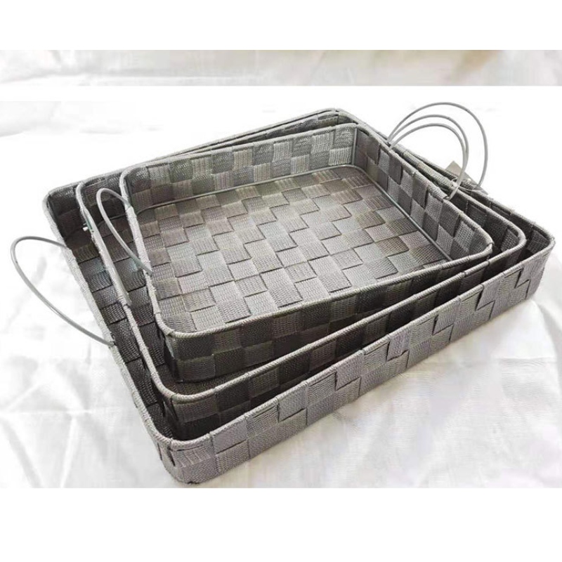 Cesta de tela con asas