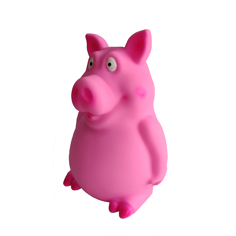 Nuevo diseño de silicona pet toy pot belly dog ​​con chirrido para masticar