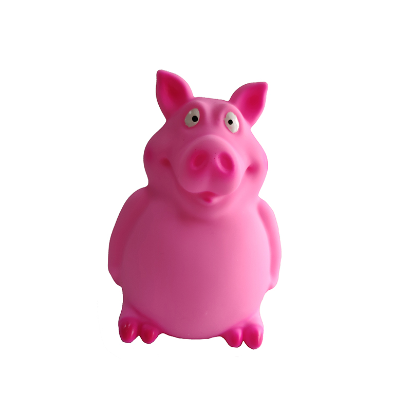 Nuevo diseño de silicona pet toy pot belly dog ​​con chirrido para masticar