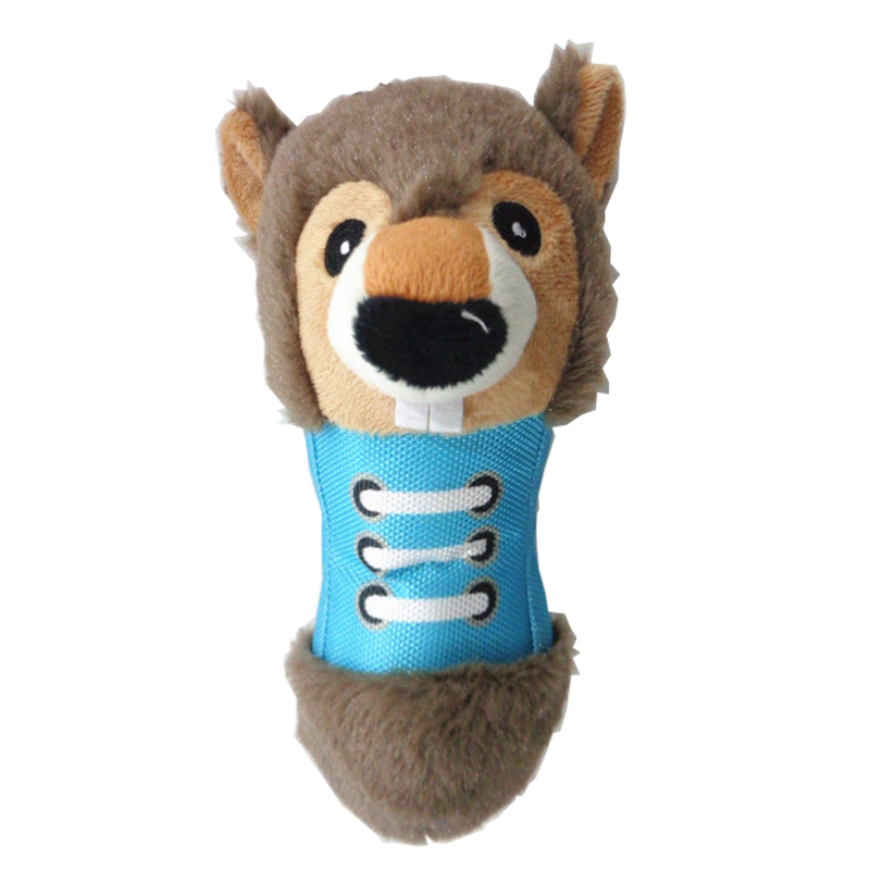 Juguete para mascotas de felpa de felpa de juguete para mascotas con chirrido para divertirse