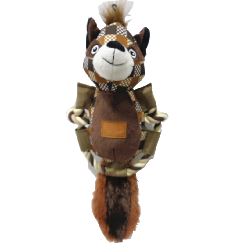 Juguete para mascotas de juguete de felpa de perro de venta caliente con chirrido