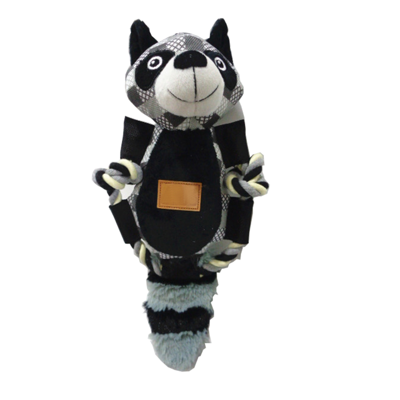 Juguete de peluche de felpa para perro de fábrica de ventas superiores con chirrido