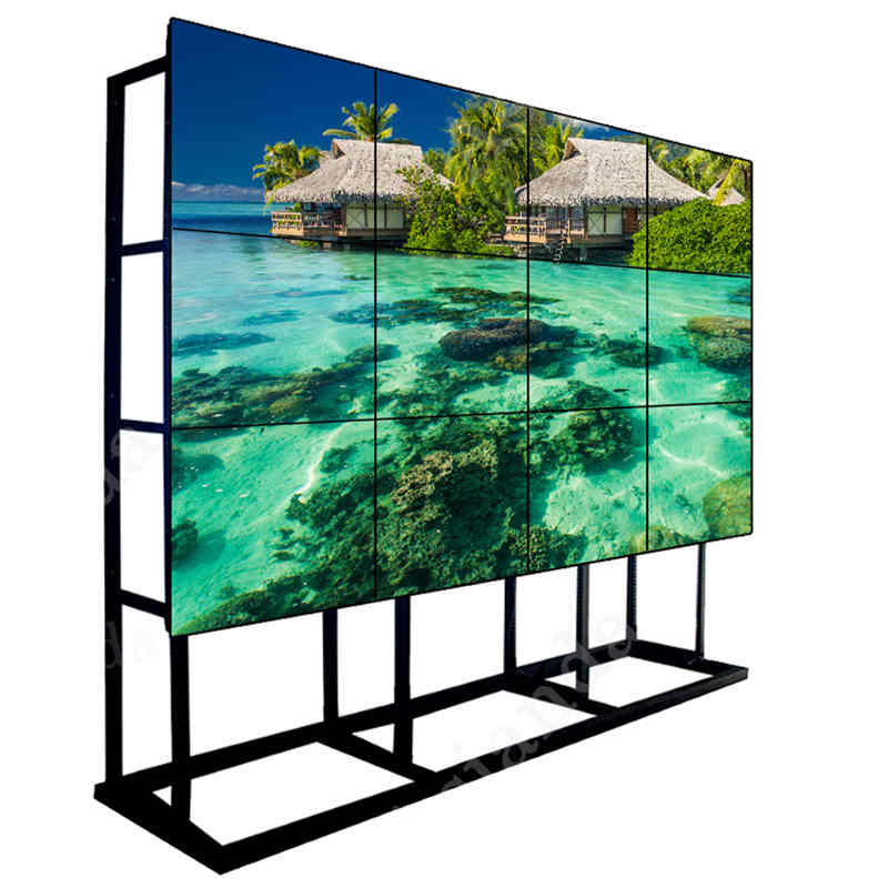 Bisel de 55 pulgadas y 3,5 mm Bisel 700 Nit LCD Video Walls Pantalla del monitor del sistema con panel LG para Command Center, centro comercial, sala de control de Chain Store