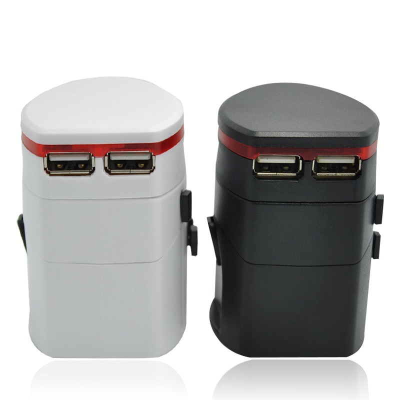 El adaptador universal de viajes, con dos USB, es el regalo de viaje más vendido.