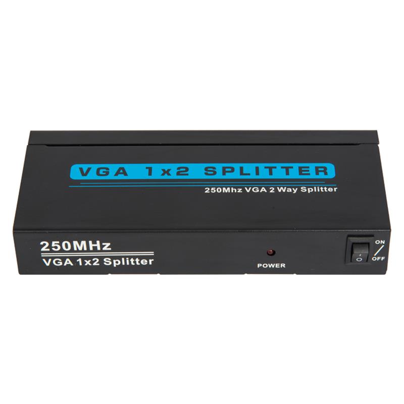 250MHz 2 vías VGA 1x2 Splitter Support 1080P