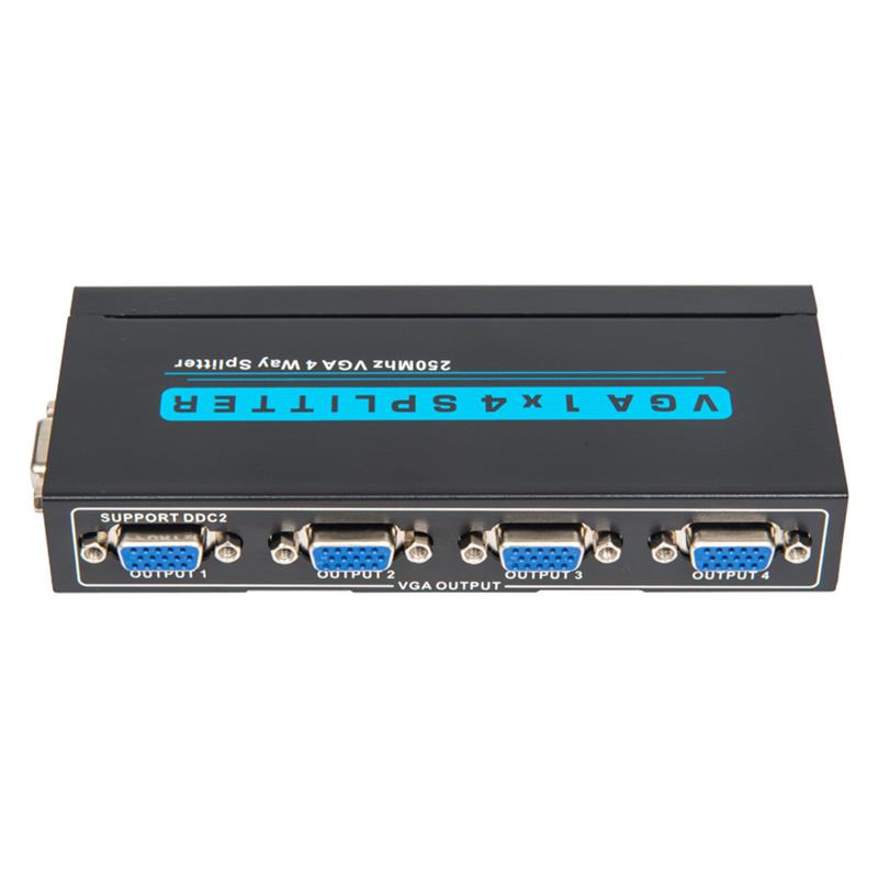 250MHz 8 Way VGA 1x8 Splitter Support 1080P