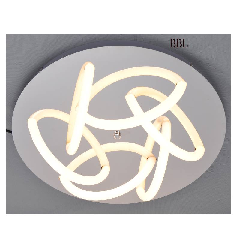 Lámpara de techo LED con tubo de arco acrílico
