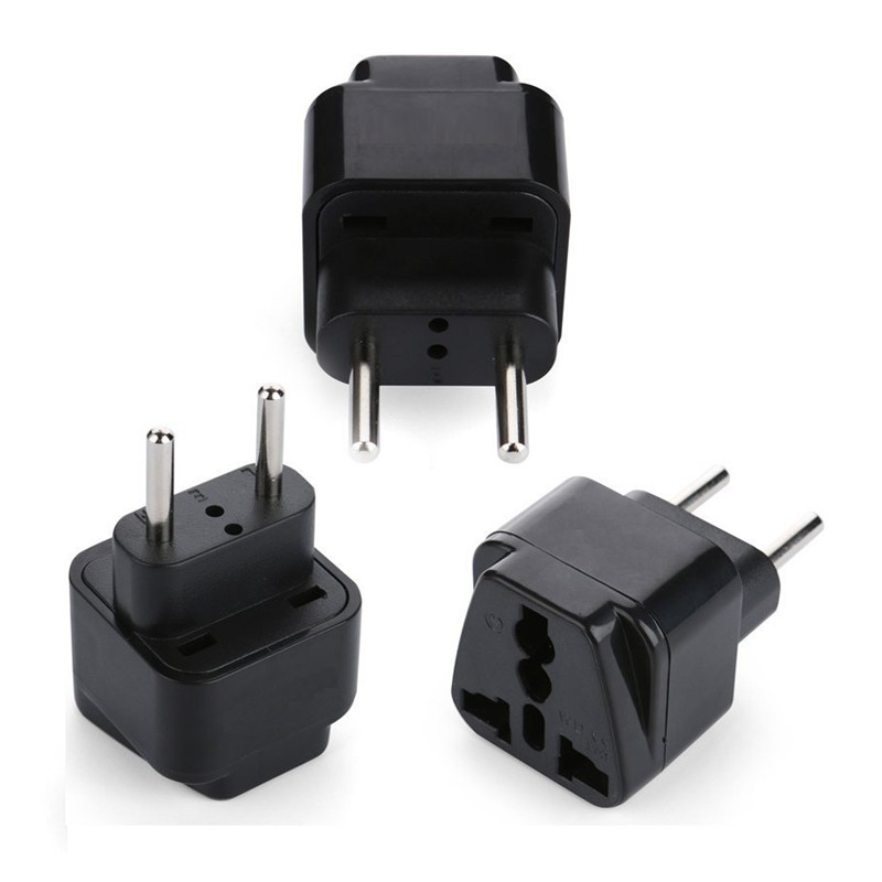 Adaptador de enchufe europeo RRTRAVEL, Alemania, Dinamarca, Finlandia, Francia, Noruega, Polonia, Portugal, Corea del Sur, Austria, Italia, Bélgica, Brasil, Bulgaria, Bameroon, Croacia