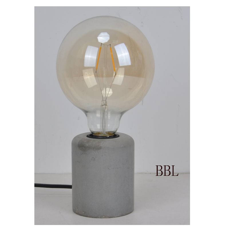 Sobremesa con columna pequeña base de hormigón