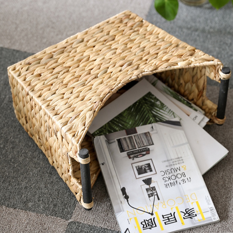 Set de 2 canastas de jacinto de agua