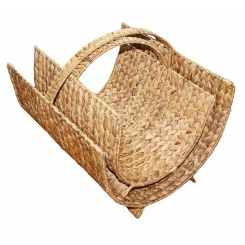 Cesta de almacenamiento de revistas con asa