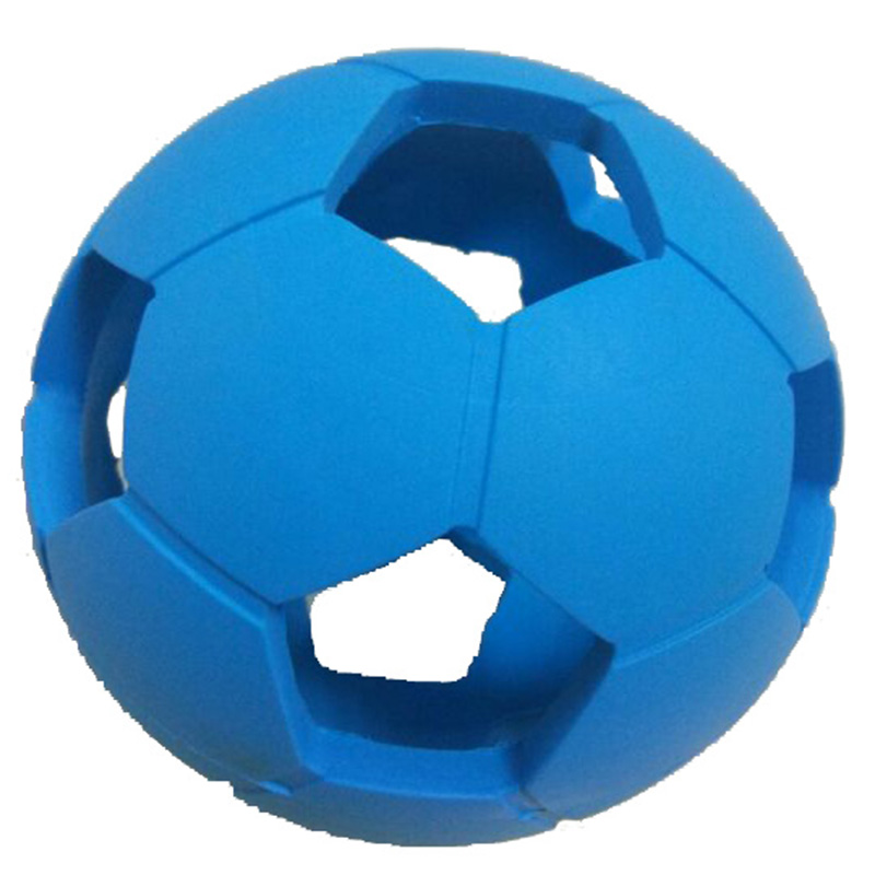 Juguete interactivo para masticar perro de bola hueca de goma duradera