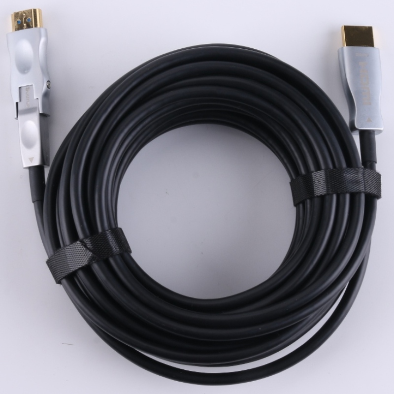 El mejor precio posible HDMI 2.0 a D es desmontar el cable de fibra óptica AOC a 15 metros de largo.