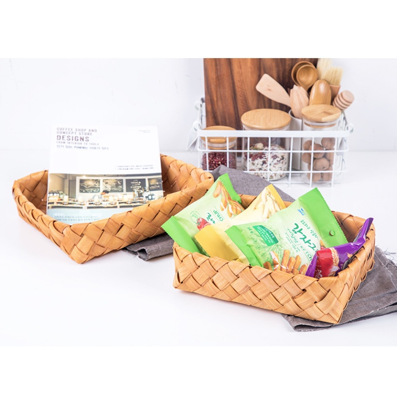 Bandeja de madera para decoración del hogar