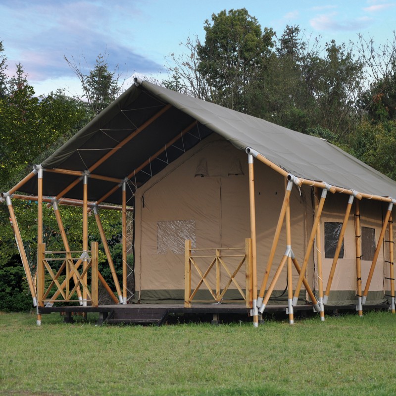 Planta de calefacción precio impermeable PVC y lona campamento de caza lujoso