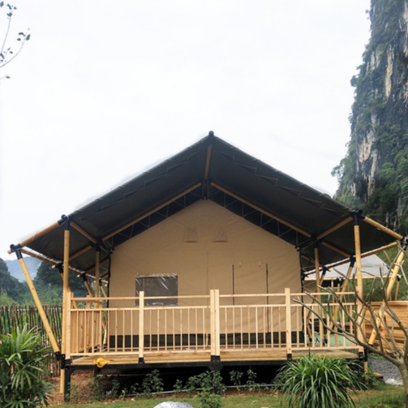 Planta de calefacción precio impermeable PVC y lona campamento de caza lujoso