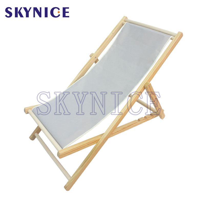Sillas de playa portátiles de madera plegables fáciles