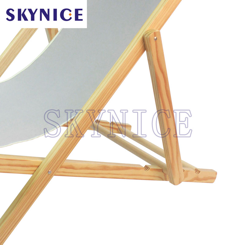 Sillas de playa portátiles de madera plegables fáciles