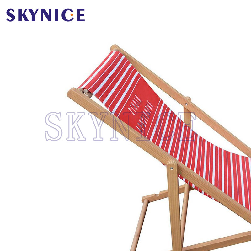 Silla plegable de madera, silla de campamento, silla de playa.