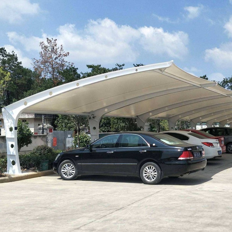 Estructura de acero prefabricada 10 carpa de estructura de sombra de espacio de estacionamiento de automóviles en venta