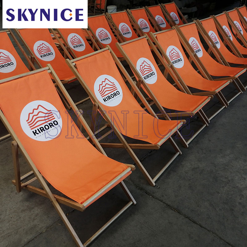 2020 nuevo producto, sillón solar de madera al aire libre