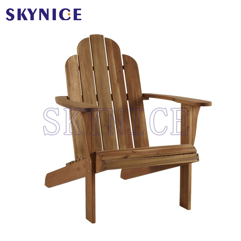 Jardín al aire libre de madera silla Adirondack