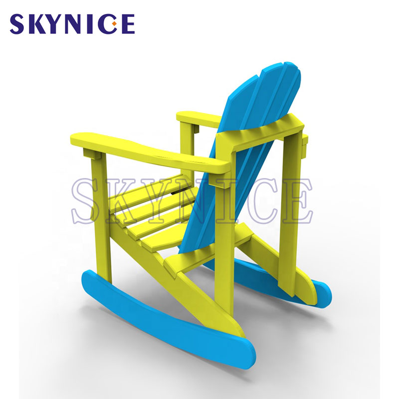 Sillones rocosos de adirondac de madera infantil