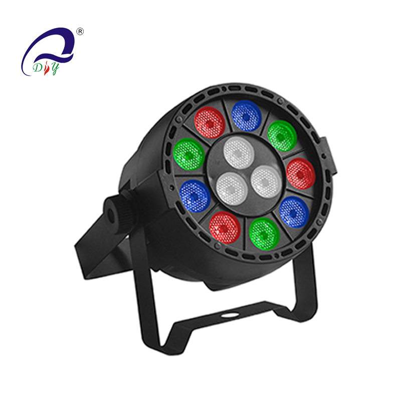 Pl99a 12 lámparas rgb 3in1 LED par con revestimiento plástico