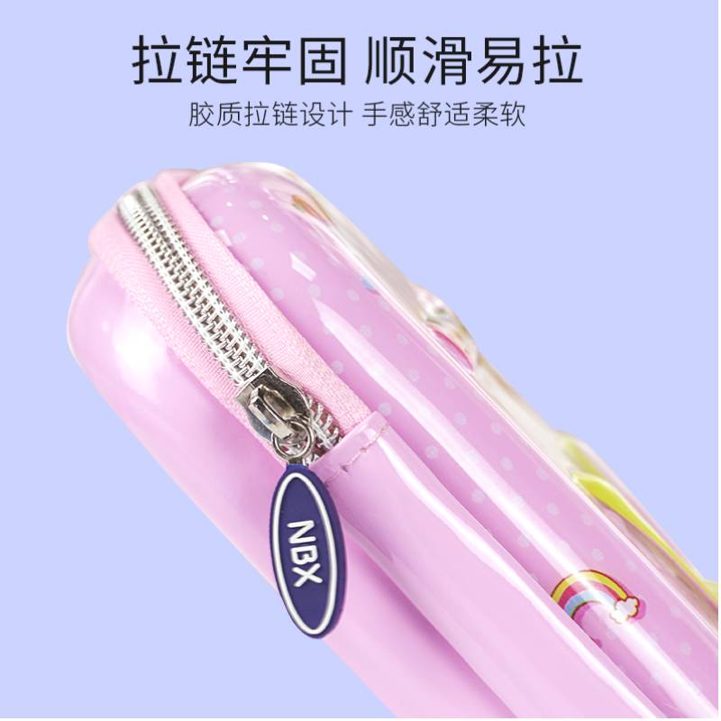 Liebre rosa grande flash escuela lápiz bolsa
