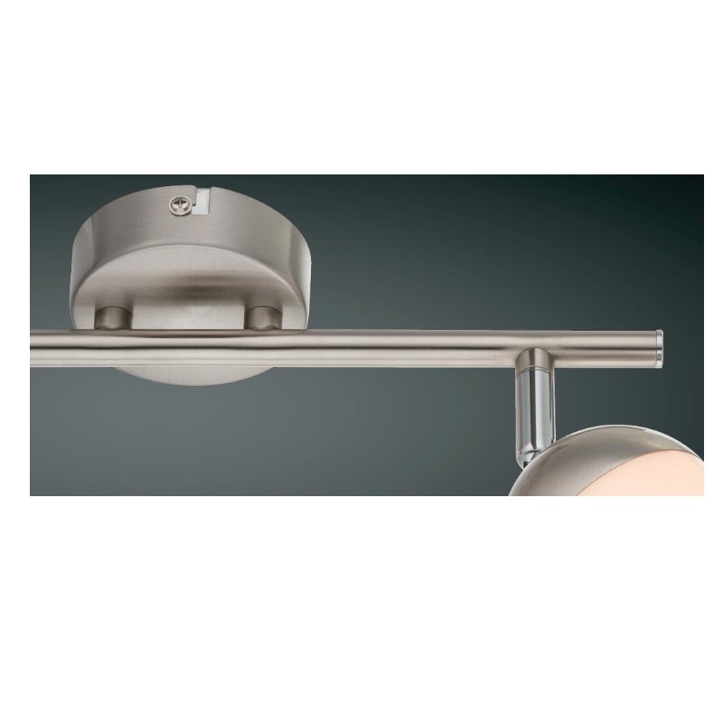 Foco LED de alto voltaje 2, con pantalla de plástico de media esfera