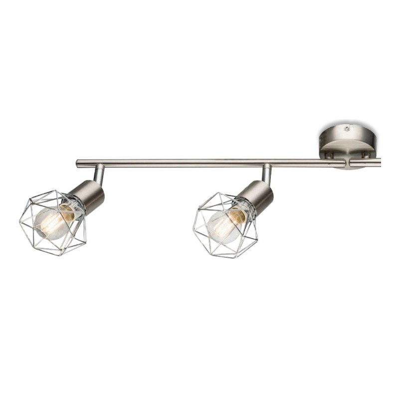 Un reflector con una máscara metálica.