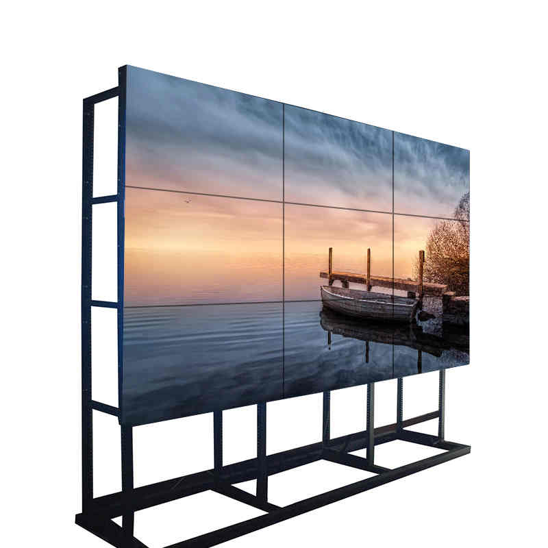 Bisel de 55 pulgadas y 0,88 mm 500 NIT LG LCD Video Walls Pantalla del monitor del sistema para el centro de comando, centro comercial, sala de control de la cadena de tiendas