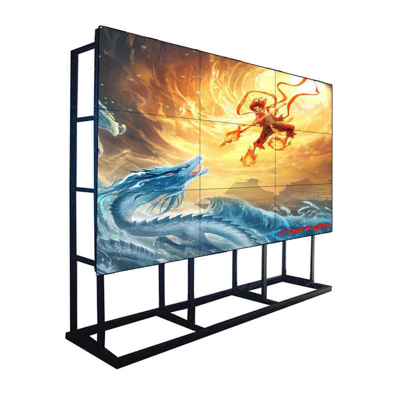 Bisel de 55 pulgadas y 0,88 mm 500 NIT LG LCD Video Walls Pantalla del monitor del sistema para el centro de comando, centro comercial, sala de control de la cadena de tiendas