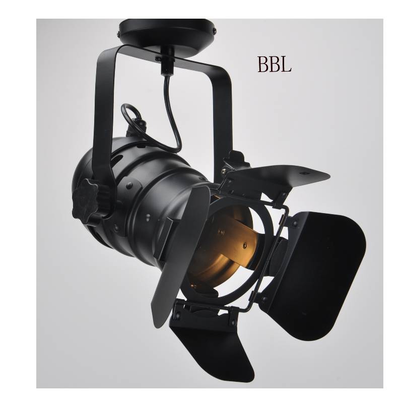 Movie spot light-1 con tapa y soporte en U, puede ajustar la dirección