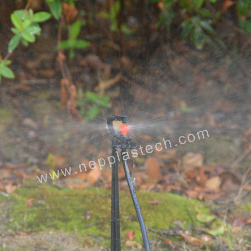 Orchard sistema de riego automático micro aspersores rotativos